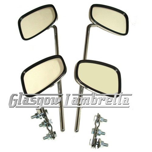 Chrome rectangular scooter - x,