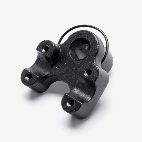 Lower handlebar clamp silver - lower,