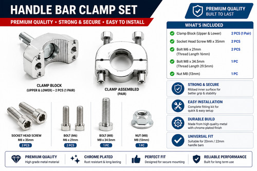 22mm riser mount clamps - mount,